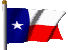 An animated gif of a Texas flag waving in the wind.
